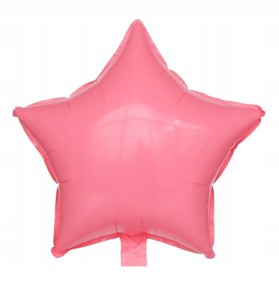 Balon foliowy gwiazda różowa gwiazdka hel 45 CM
