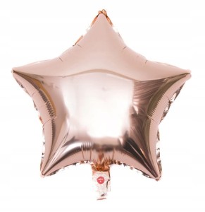 Balon foliowy gwiazda ROSE GOLD gwiazdka hel 45cm