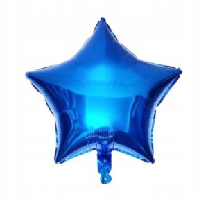 Balon foliowy granatowa gwiazda 45cm IMPREZA PARTY PRZYJĘCIE HEL
