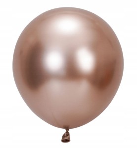 Balony lateksowe CHROM SZAMPAŃSKI 5 cali 15cm wesele urodziny 100 szt party