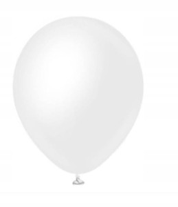 Balony lateksowe BIAŁE 5 cali 15 cm wesele urodziny 30 szt party