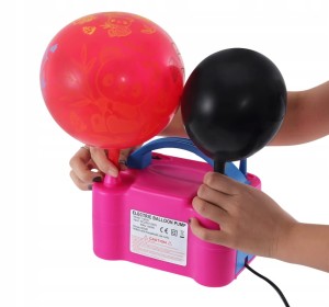 ELEKTRYCZNA POMPKA DO BALONÓW MOCNA - 2 DYSZE - DO POMPOWANIA DMUCHANIA