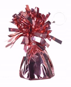 Ciężarek obciążnik do balonów z helem rose gold różowe złoto