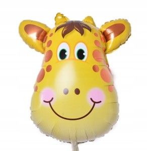 Duży balon foliowy zebra 44x58cm urodziny XL