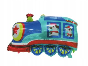 Duży balon Foliowy Ciuchcia 72,5x61,5 urodziny par