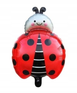 Duży balon Foliowy Biedronka 47x70 cm urodziny dziecka party