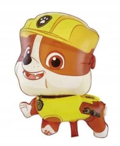 Duży balon foliowy Psi patrol Rubble 65x45 cm IMPREZA PARTY URODZINY HEL