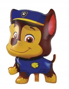 Duży balon foliowy Psi patrol Chase 65x45 cm IMPREZA PARTY URODZINY HEL