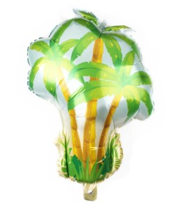 Duży balon foliowy palma safari 52x73 cm urodziny party