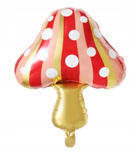 Duży balon Foliowy grzyb Muchomor 53x70 cm urodziny dziecka party