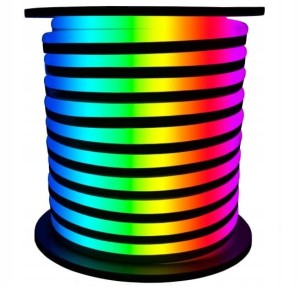 2835 NEON ŚWIETLNY 120LED/M 1mb RGB 230V IP67