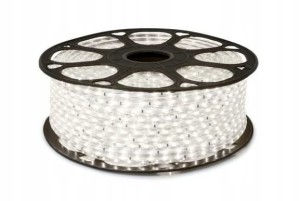 2835 taśma ŚWIETLNA 100LED/M 1mb zimna 230V IP67