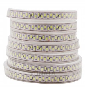 5630 taśma ŚWIETLNA 180LED/M 1mb zimna 230V IP67
