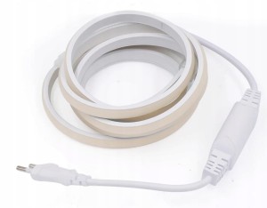 Zestaw Taśmy NEUTRALNA Led Dioda COB 288 230V 7m IP67 mleczny klosz