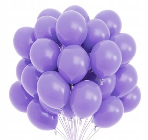 Balony lateksowe FIOLETOWE wesele urodziny 20 szt