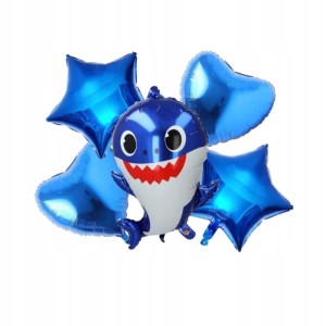 Zestaw balonów 5szt BABY SHARK XL IMPREZA PARTY DZIECKO