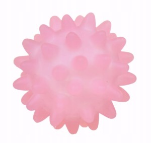 Gryzak dla psa zabawka piłka piszcząca kolce 6 cm