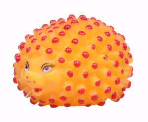 Gryzak dla psa zabawka gumowa jeżyk piszczący 10cm