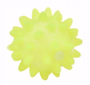 Gryzak dla psa zabawka piłka piszcząca kolce 6 cm