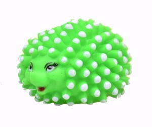 Gryzak dla psa zabawka gumowa jeżyk piszczący 10cm
