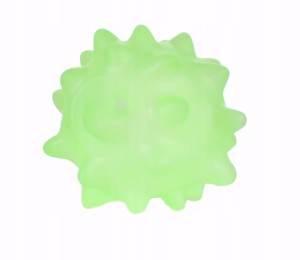 Gryzak dla psa zabawka gryzak piłka zielona 11cm