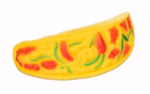 Gryzak dla psa zabawka kanapka tortilla 12 cm