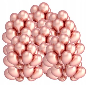 Balony metaliczne ROSE GOLD wesele urodziny 100szt