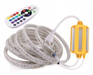 5050 Zestaw taśma RGB 60 LED/m 50m PILOT 230V IP67