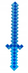 MIECZ DIAMENTOWY 58 CM MINECRAFT LED DZWIĘK