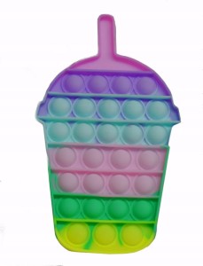 PUSH BUBBLE POP IT ZABAWKA SENSORYCZNA KUBEK