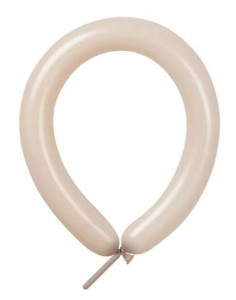 Balony długie do modelowania pastelowe LATTE 10 szt 30 cm