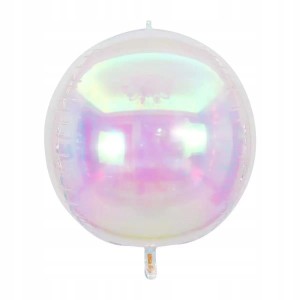 Balon foliowy kula 4d opalizująca holo 55cm