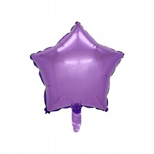 Balon Foliowy Gwiazda Fioletowa 18 cali –Dekoracja Imprezowa