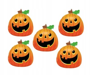 ZESTAW 5 SZT BALONÓW FOLIOWYCH DYNIA HALLOWEEN